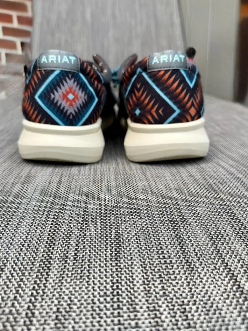 Ariat Hilo Loafers Mens Size 13EE Charcoal Aztec Western